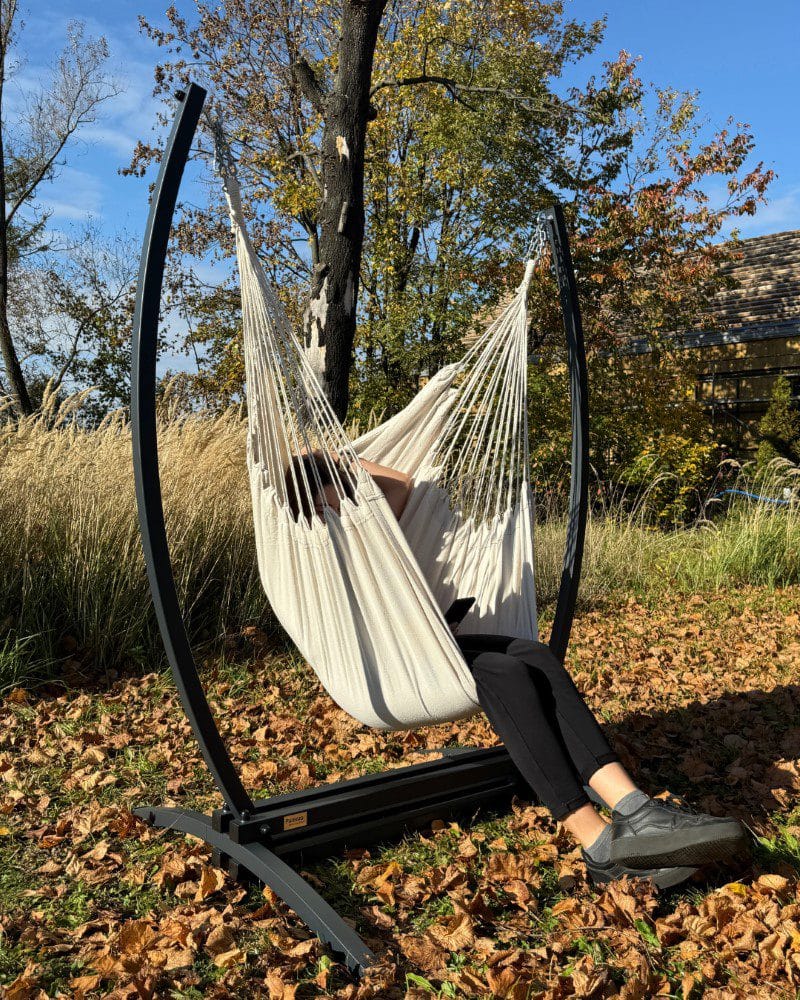 Structure Gazela + chaise Costa écru / graphite - avec coussins / sans coussin