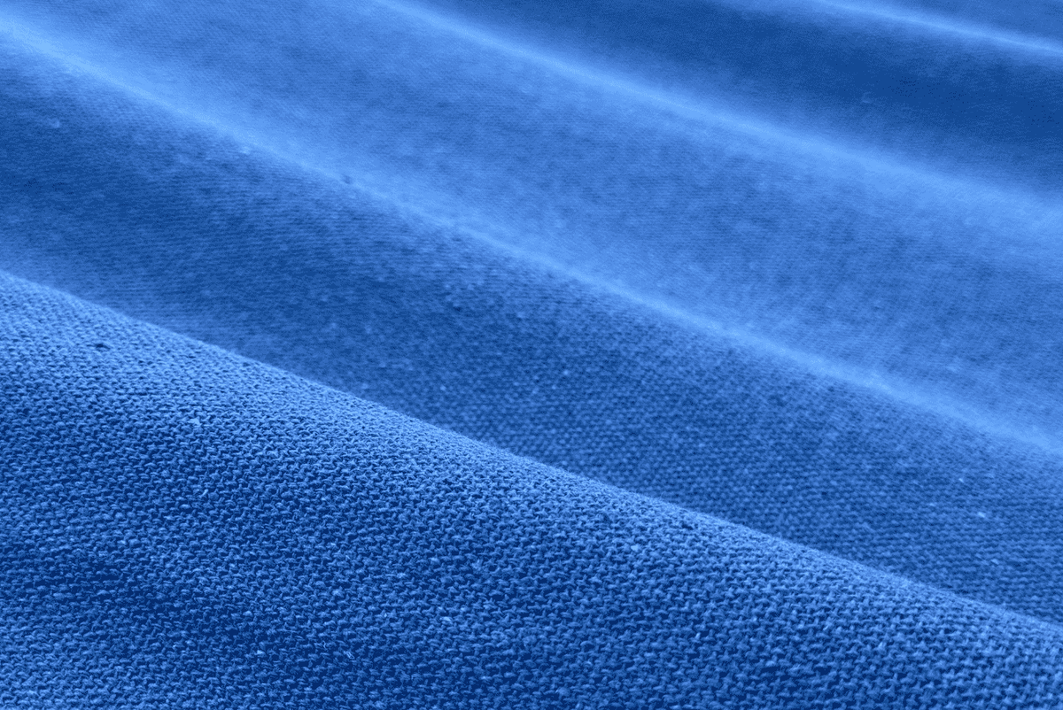 Tissu du hamac bleu
