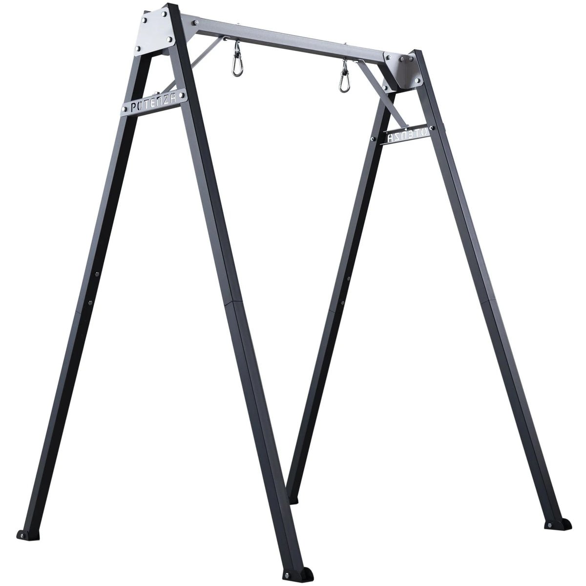 Balançoire de jardin 1 place, cadre graphite