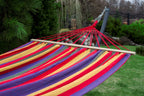 Double hammock on stand with spreader bars | NatureHamac ACADIA XL