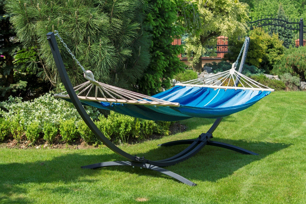 Hamac double sur pied avec barre transversales | NatureHamac ACADIA XL