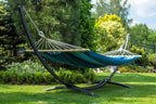 Double hammock on stand with spreader bars | NatureHamac ACADIA XL