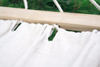 Freestanding ecru hammock with crossbars | NatureHamac ROMA XL
