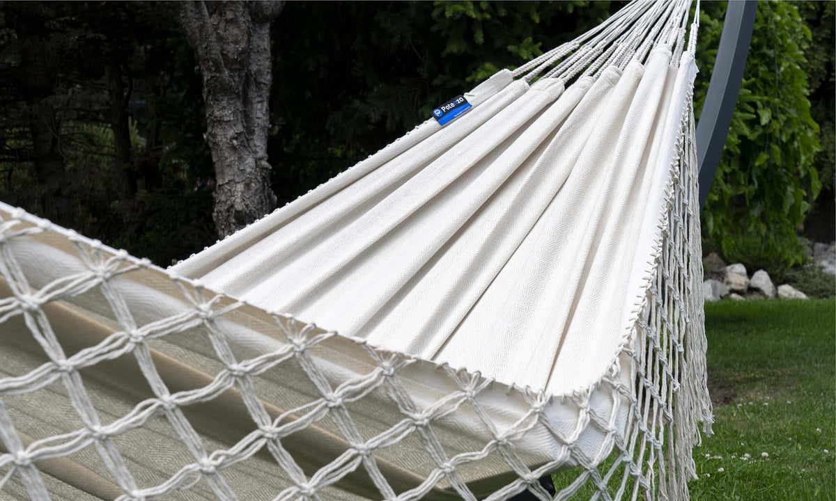 Hamac double Medellin à franges 230 x 160 cm - coton