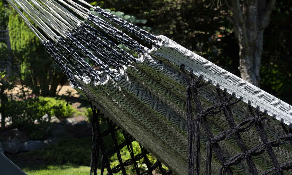 Hamac double Medellin à franges 230 x 160 cm - coton