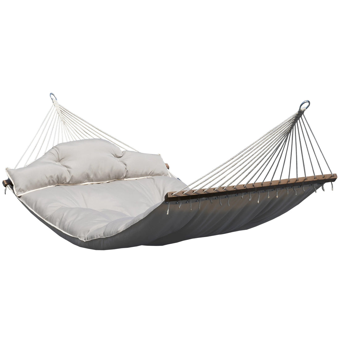 Hamac matelassé Atlanta 210 x 140 cm - barres en bois