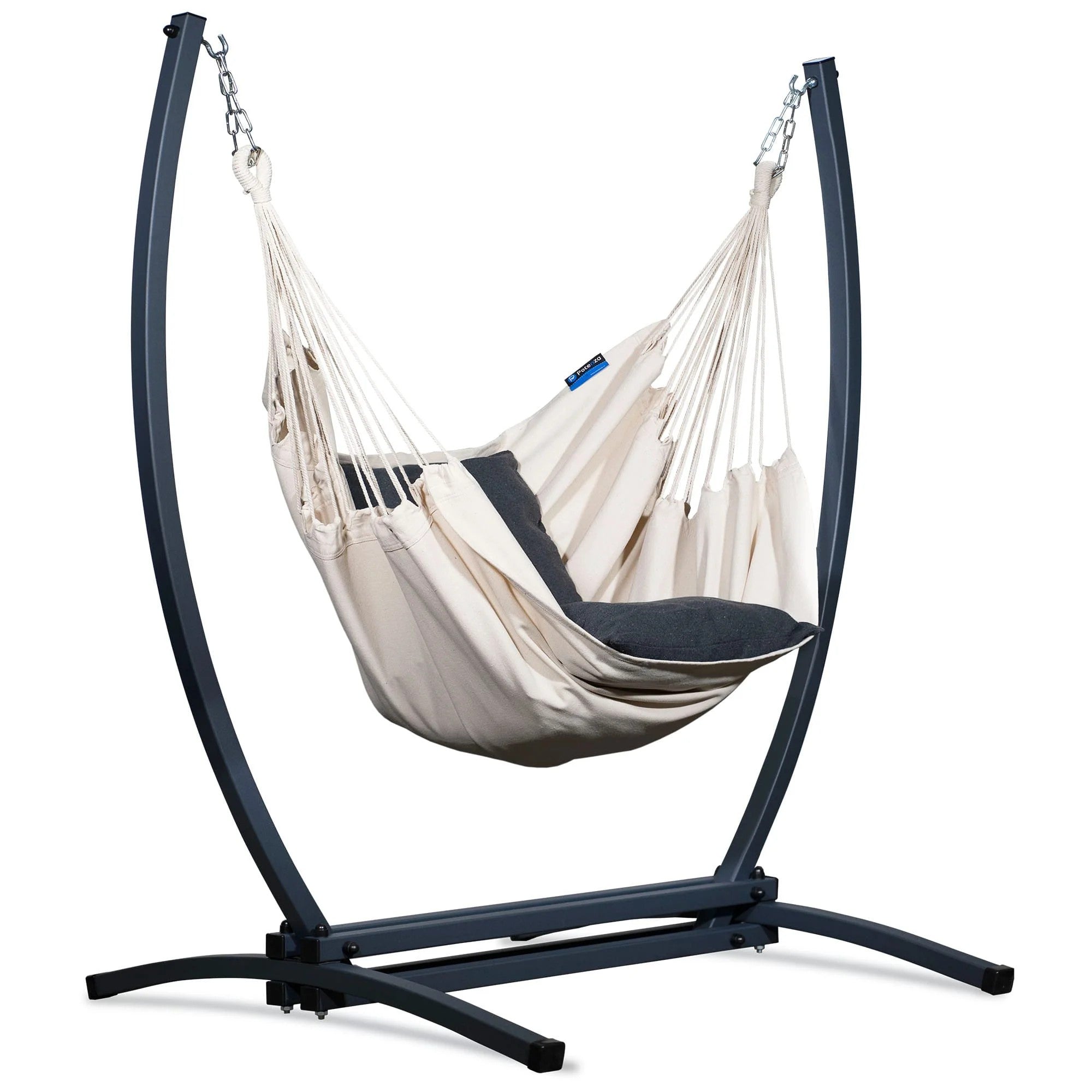 Structure Gazela + chaise Costa écru / graphite - avec coussins / sans coussin