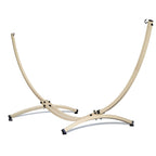 Freestanding ecru hammock with crossbars | NatureHamac ROMA XL