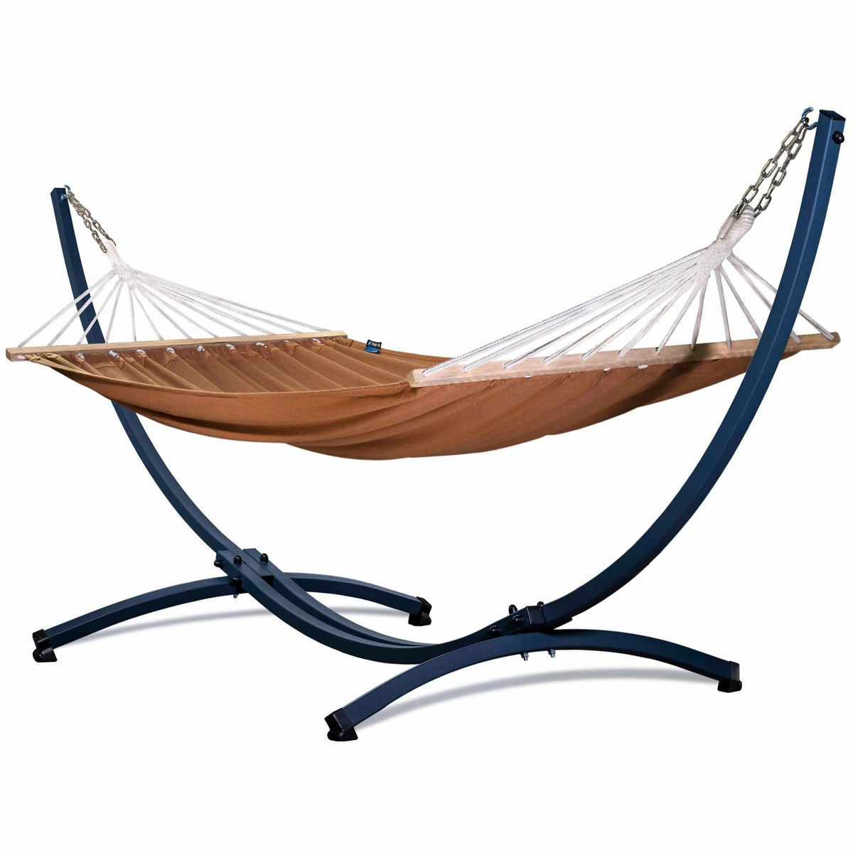 Hängematte Roma XL 220 x 160 cm mit Stäben auf Gestell Grande - 220 kg