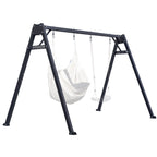 Double garden swing | NatureHamac Brown