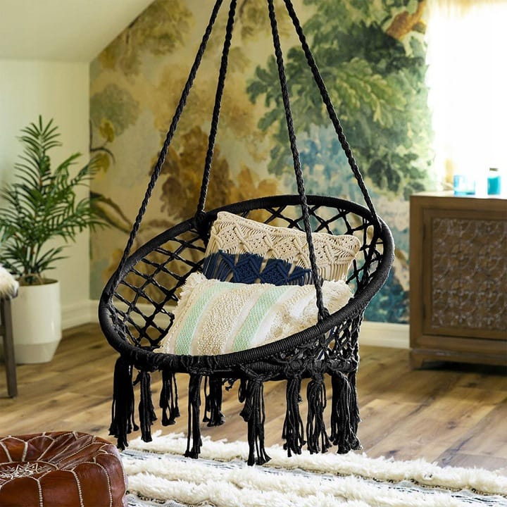 Chaise suspendue bohème PUERTA ( 3 colories )