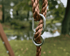Single Garden Swing | NatureHamac Grey