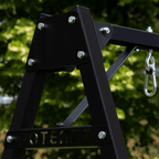 Double garden swing | NatureHamac Brown