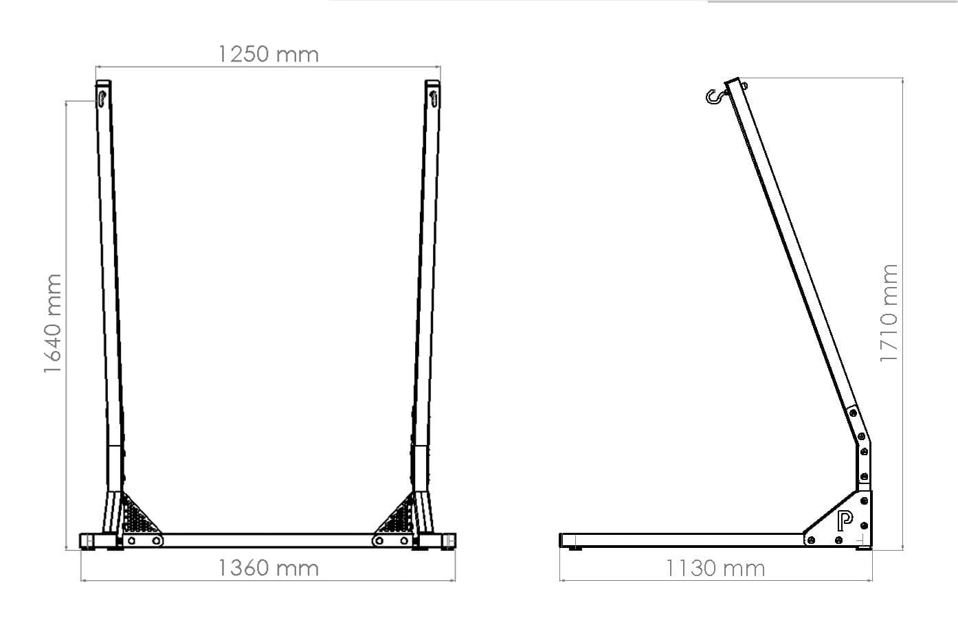 Support en acier pour chaises hamac | NatureHamac